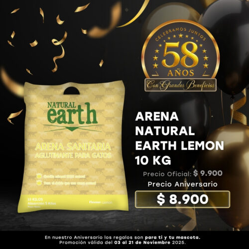 ARENA NATURAL EARTH LEMON 10 KG