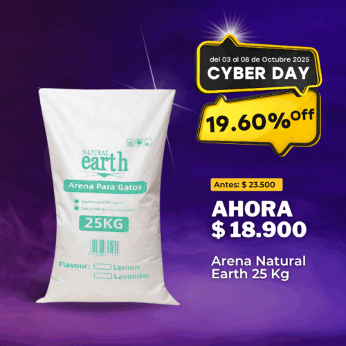 ARENA NATURAL EARTH 25 KG