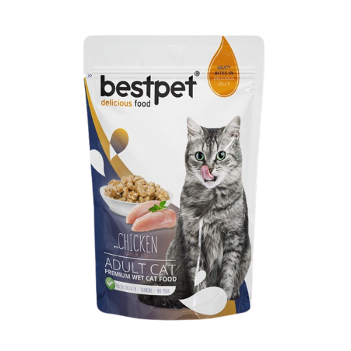 sobrecito best pet cat pollo