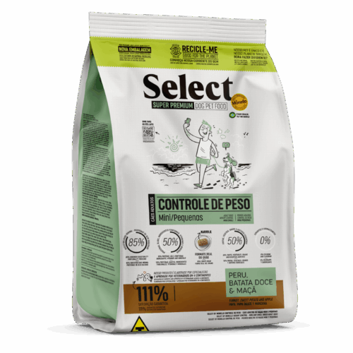 Select by Monello Perros control de peso razas minis y pequeñas pavo